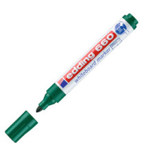 Marcatore per lavagne bianche 660 - punta conica - da 1,5 a 3 mm - verde - Edding