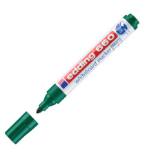 Marcatore per lavagne bianche 660 - punta conica - da 1,5 a 3 mm - verde - Edding
