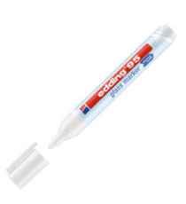 Marcatore per vetro 95 - punta tonda - da 1,5 a 3 mm - bianco - Edding