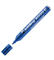 Marcatore permanente 2000C - punta conica - da 1,5 a 3 mm - blu  - Edding Marcatore permanente 2000C - punta conica - da 1,5 a 3 mm - blu  - Edding