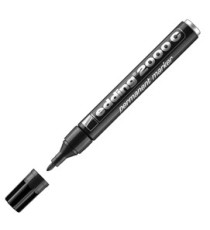 Marcatore permanente 2000C - punta conica - da 1,5 a 3 mm - nero  - Edding Marcatore permanente 2000C - punta conica - da 1,5 a 3 mm - nero  - Edding