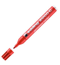 Marcatore permanente 2000C - punta conica - da 1,5 a 3 mm - rosso  - Edding Marcatore permanente 2000C - punta conica - da 1,5 a 3 mm - rosso  - Edding