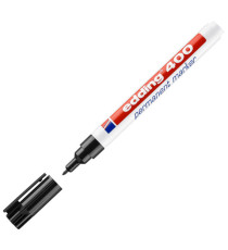 Marcatore permanente 400 - punta tonda - 1 mm - nero - Edding Marcatore permanente 400 - punta tonda - 1 mm - nero - Edding