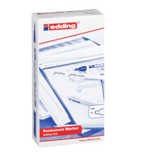 Marcatore permanente 400 - punta tonda - 1 mm - nero - Edding Marcatore permanente 400 - punta tonda - 1 mm - nero - Edding