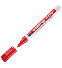 Marcatore permanente 400 - punta tonda - 1 mm - rosso - Edding