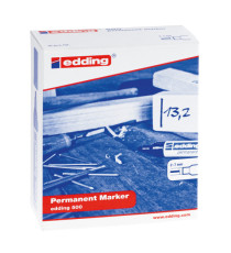 Marcatore permanente 500 - punta scalpello - da 2 a 7 mm - nero - Edding Marcatore permanente 500 - punta scalpello - da 2 a 7 mm - nero - Edding
