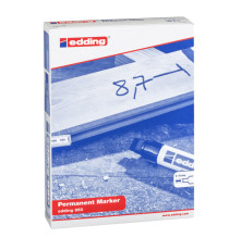 Marcatore permanente 850 - punta scalpello - da 5  a 16 mm - nero - Edding Marcatore permanente 850 - punta scalpello - da 5  a 16 mm - nero - Edding