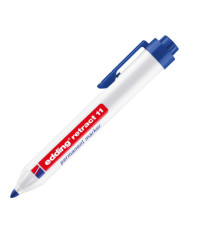 Marcatore permanente a scatto 11 - punta tonda - da 1,5 a 3 mm - blu - Edding
