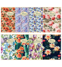 Maxiquaderno Nature Flowers - A4 - 5 mm - 42 fogli - 80 gr - Pigna