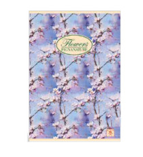 Maxiquaderno Nature Flowers - A4 - 5 mm - 42 fogli - 80 gr - Pigna