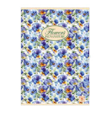 Maxiquaderno Nature Flowers - A4 - 5 mm - 42 fogli - 80 gr - Pigna