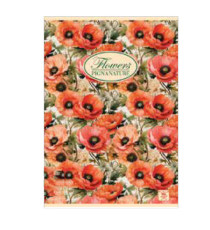 Maxiquaderno Nature Flowers - A4 - 5 mm - 42 fogli - 80 gr - Pigna