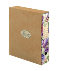 Registratore a leva Nature Flowers - protocollo - dorso 8cm - Pigna Registratore a leva Nature Flowers - protocollo - dorso 8cm - Pigna