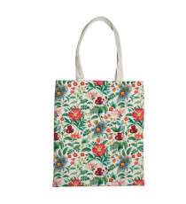 Shopper Nature Flowers - 42x38,5 cm - eco cotone - fantasie assortite - Pigna