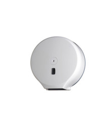 Distributore carta igienica Basica per rotoli Maxi Jumbo - 34,7x13,7x35,5 cm - bianco - Medial