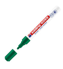Marcatore a gesso liquido 4095 - punta tonda - da 2 a 3mm - verde - Edding