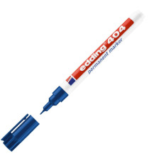 Marcatore permanente 404  - punta tonda extra fine  - 0,75 mm - blu - Edding Marcatore permanente 404  - punta tonda extra fine  - 0,75 mm - blu - Edding