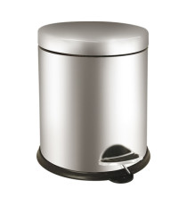 Pattumiera a pedale Bin Basic - 5 L - acciaio inox - Medial Pattumiera a pedale Bin Basic - 5 L - acciaio inox - Medial