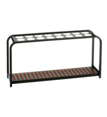 Portaombrelli Multi - 16 posti - 100,2 x 26 x 52,5 cm - nero/acciaio - Medial
