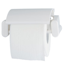 Portarotolo carta igienica ABS - 17 × 11,7 × 7 cm - bianco - Medial Portarotolo carta igienica ABS - 17 × 11,7 × 7 cm - bianco - Medial