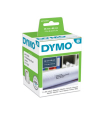 Rotolo 260 etichette LW 990120 - 36 x 89 mm - carta - indirizzi estesi - bianco - Dymo - conf. 2 rotoli