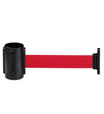 Segnapercorso murale Alfa Mural - nero - diametro 6 cm - con nastro rosso da 200 cm - Medial Segnapercorso murale Alfa Mural - nero - diametro 6 cm - con nastro rosso da 200 cm - Medial