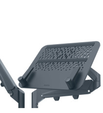 Braccio salvaspazio  - per 2 monitor & laptop - grigio scuro - Leitz Braccio salvaspazio  - per 2 monitor & laptop - grigio scuro - Leitz