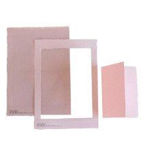 Cartoncino prefustellato - 117 x 170 mm - nude - Kartos - conf. 10 pezzi