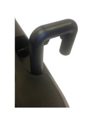 Coppia di ganci per carrello contenitore Office - nero - Medial