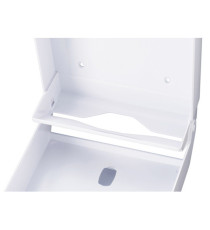 Distributore asciugamani piegati C/Z/M/V Basica - 27,8 x 12,8 x 38 cm - bianco/grigio - Medial Distributore asciugamani piegati C/Z/M/V Basica - 27,8 x 12,8 x 38 cm - bianco/grigio - Medial