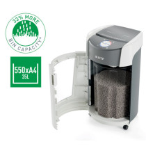 Distruggidocumenti Office P5 - taglio a micro frammenti 2x15 mm - Leitz Distruggidocumenti Office P5 - taglio a micro frammenti 2x15 mm - Leitz