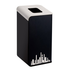 Gettacarte Rubik Evo - per raccolta differenziata - 80 L - bianco - Medial