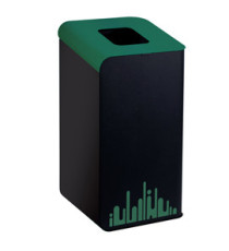 Gettacarte Rubik Evo - per raccolta differenziata - 80 L - verde - Medial