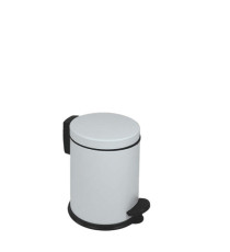 Pattumiera a pedale New Bin Basic - 3 L - metallo verniciato - bianco - Medial Pattumiera a pedale New Bin Basic - 3 L - metallo verniciato - bianco - Medial