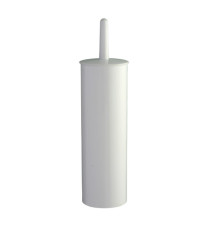 Portascopino WC Basica - da terra - ABS - diametro 10,3 cm - altezza 39,5 cm - bianco - Medial