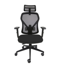 Seduta operativa Fiamma FLAPG - con braccioli regolabili e poggiatesta - nero - Unisit Seduta operativa Fiamma FLAPG - con braccioli regolabili e poggiatesta - nero - Unisit