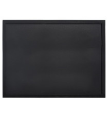 Lavagna Woody - cornice nera - 60 x 80 cm - Securit