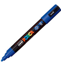 Marcatore a base d'acqua Uni Posca PC5M  - punta  tonda media da 1,8mm a 2,5mm - blu - Uni Mitsubishi Marcatore a base d'acqua Uni Posca PC5M  - punta  tonda media da 1,8mm a 2,5mm - blu - Uni Mitsubishi