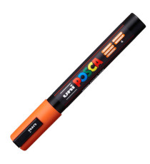 Marcatore a base d'acqua Uni Posca PC5M - punta tonda media da 1,8mm a 2,5mm - arancione  - Uni Mitsubishi Marcatore a base d'acqua Uni Posca PC5M - punta tonda media da 1,8mm a 2,5mm - arancione  - Uni Mitsubishi