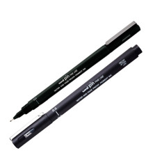 Pin fineliner - punta 0.5 mm - nero - Uni Mitsubishi Pin fineliner - punta 0.5 mm - nero - Uni Mitsubishi