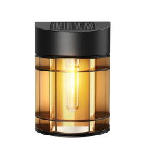 Lampada applique solare da parete WS134 led 50 lumen 2700K luce calda 90x60x130mm IP44 lampione con pannello incorporato Lampada applique solare da parete WS134 led 50 lumen 2700K luce calda 90x60x130mm IP44 lampione con pannello incorporato