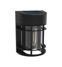 Lampada applique solare da parete WS134 led 50 lumen 2700K luce calda 90x60x130mm IP44 lampione con pannello incorporato Lampada applique solare da parete WS134 led 50 lumen 2700K luce calda 90x60x130mm IP44 lampione con pannello incorporato