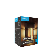 Lampada applique solare da parete WS134 led 50 lumen 2700K luce calda 90x60x130mm IP44 lampione con pannello incorporato Lampada applique solare da parete WS134 led 50 lumen 2700K luce calda 90x60x130mm IP44 lampione con pannello incorporato