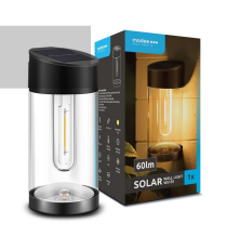 Lampada applique solare da parete WS135 led 60 lumen 2700K luce calda 70x155mm IP44 lampione con pannello incorporato Lampada applique solare da parete WS135 led 60 lumen 2700K luce calda 70x155mm IP44 lampione con pannello incorporato