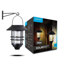 Lampada applique solare da parete WS136 led 70 lumen 2700K luce calda 180x270mm IP44 lampione con pannello incorporato Lampada applique solare da parete WS136 led 70 lumen 2700K luce calda 180x270mm IP44 lampione con pannello incorporato