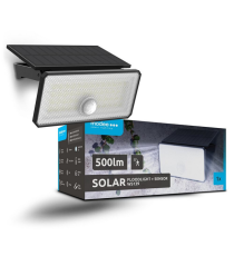 Faretto solare + sensore movimento WS139 led 500 lumen 6500K luce fredda 267x120mmx155mm IP44 lampione con pannello incorporato Faretto solare + sensore movimento WS139 led 500 lumen 6500K luce fredda 267x120mmx155mm IP44 lampione con pannello incorporato