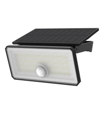 Faretto solare + sensore movimento WS139 led 500 lumen 6500K luce fredda 267x120mmx155mm IP44 lampione con pannello incorporato Faretto solare + sensore movimento WS139 led 500 lumen 6500K luce fredda 267x120mmx155mm IP44 lampione con pannello incorporato