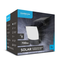 Faretto solare + sensore movimento WS140 led 700 lumen 6500K luce fredda 110x120mmx55mm IP44 lampione con pannello incorporato Faretto solare + sensore movimento WS140 led 700 lumen 6500K luce fredda 110x120mmx55mm IP44 lampione con pannello incorporato