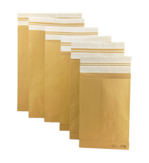 Sacchetto e-commerce E-Double - 21 x 30 cm - avana - Bong Packaging - conf. 250 pezzi