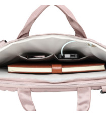 Borsa porta notebook Vacallo 16 - PET - rosa cipria - SWISS Digital DESIGN